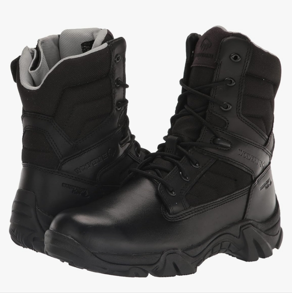 Wolverine Mens Black Soft Toe Wilderness 8" Tactical Boots Military Size-13EW
